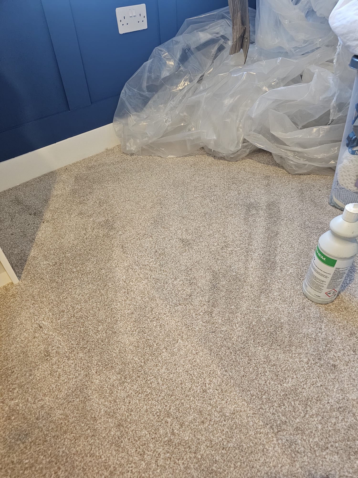 Fabric upholstery cleaned and extracted at a Wirral home