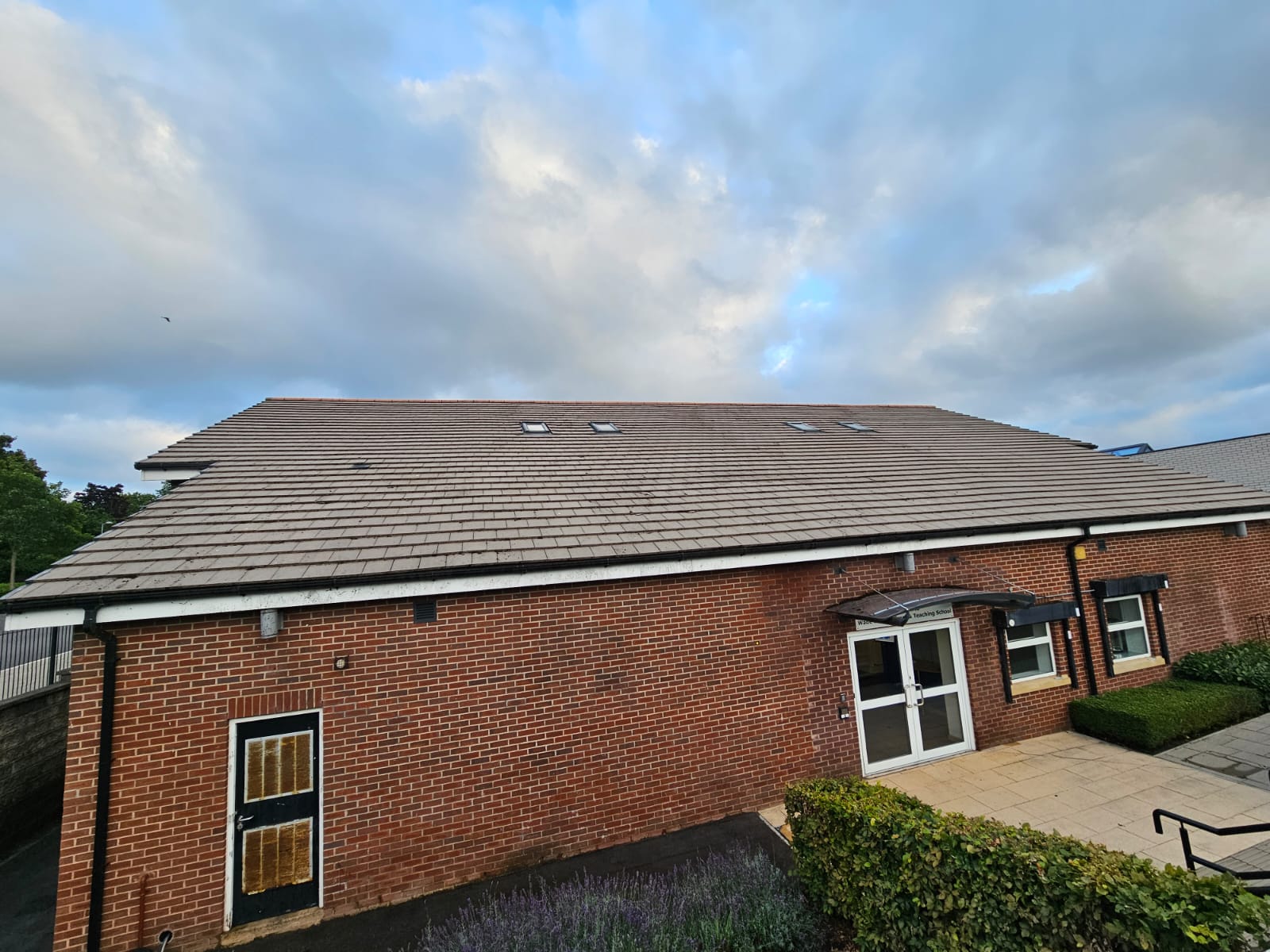 Residential roof cleaned and treated in the Wirral