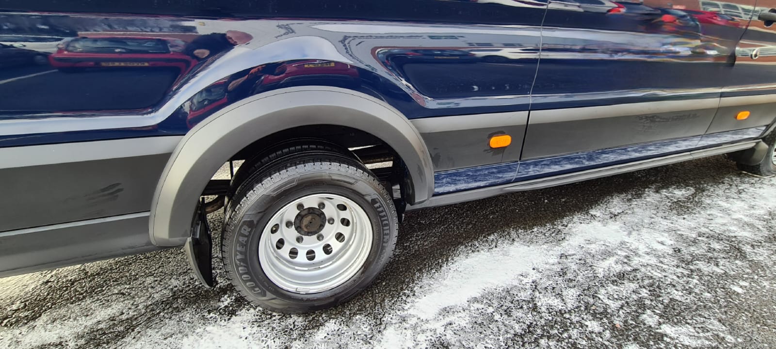 Paintwork polished during a mobile car valet in the Wirral